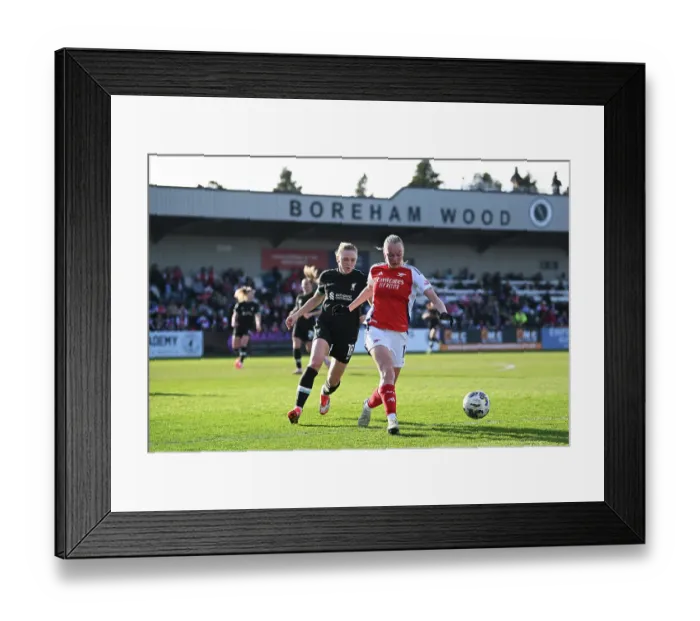 Framed Print : Arsenal v Liverpool - The Adobe Women's FA Cup Quarter Final Arsenal v Liverpool - The Adobe Women's FA Cup Quarter Final