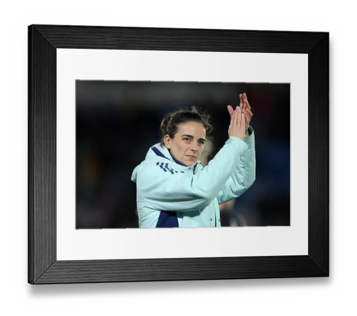 Framed Print : Real Madrid CF v Arsenal FC - UEFA Women's Champions League Quarter Finals First Leg Real Madrid CF v Arsenal FC - UEFA Women's Champions League Quarter Finals First Leg