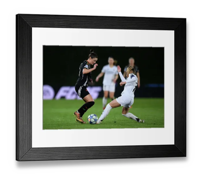 Framed Print : Real Madrid CF v Arsenal FC - UEFA Women's Champions League Quarter Finals First Leg Real Madrid CF v Arsenal FC - UEFA Women's Champions League Quarter Finals First Leg Framed Print : Real Madrid CF v Arsenal FC - UEFA Women's Champions League Quarter Finals First Leg Real Madrid CF v Arsenal FC - UEFA Women's Champions League Quarter Finals First Leg