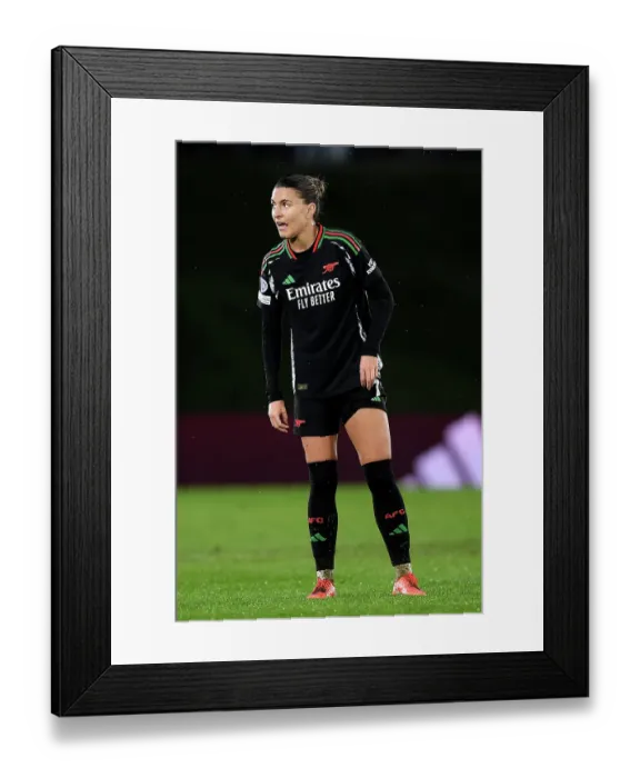 Framed Print : Real Madrid CF v Arsenal FC - UEFA Women's Champions League Quarter Finals First Leg Real Madrid CF v Arsenal FC - UEFA Women's Champions League Quarter Finals First Leg