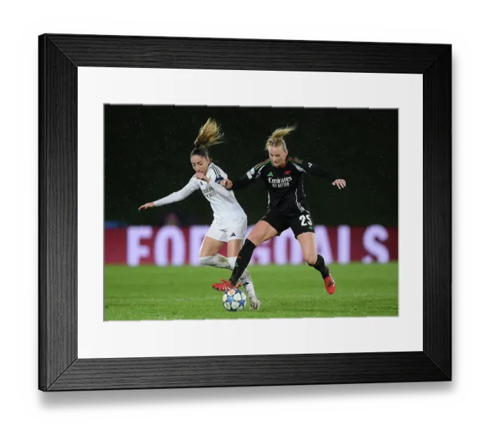 Framed Print : Real Madrid CF v Arsenal FC - UEFA Women's Champions League Quarter Finals First Leg Real Madrid CF v Arsenal FC - UEFA Women's Champions League Quarter Finals First Leg Framed Print : Real Madrid CF v Arsenal FC - UEFA Women's Champions League Quarter Finals First Leg Real Madrid CF v Arsenal FC - UEFA Women's Champions League Quarter Finals First Leg