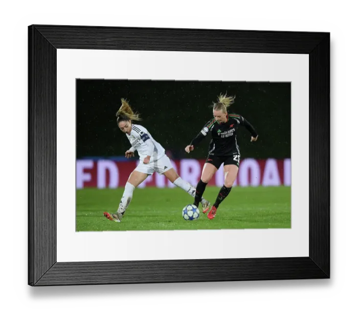 Framed Print : Real Madrid CF v Arsenal FC - UEFA Women's Champions League Quarter Finals First Leg Real Madrid CF v Arsenal FC - UEFA Women's Champions League Quarter Finals First Leg Framed Print : Real Madrid CF v Arsenal FC - UEFA Women's Champions League Quarter Finals First Leg Real Madrid CF v Arsenal FC - UEFA Women's Champions League Quarter Finals First Leg