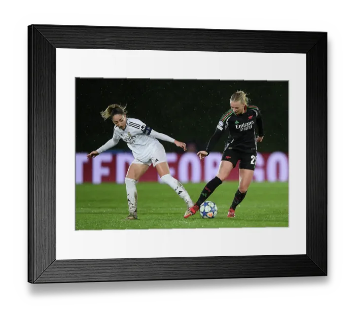 Framed Print : Real Madrid CF v Arsenal FC - UEFA Women's Champions League Quarter Finals First Leg Real Madrid CF v Arsenal FC - UEFA Women's Champions League Quarter Finals First Leg Framed Print : Real Madrid CF v Arsenal FC - UEFA Women's Champions League Quarter Finals First Leg Real Madrid CF v Arsenal FC - UEFA Women's Champions League Quarter Finals First Leg