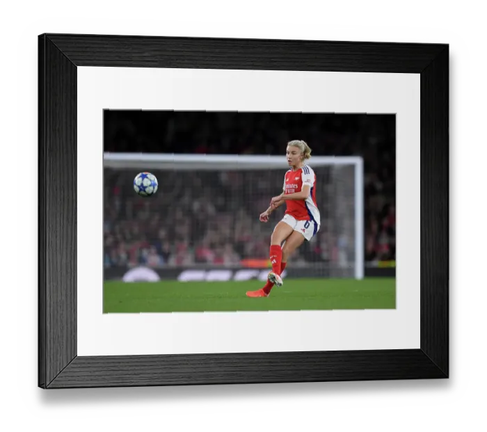 Framed Print : Arsenal FC v Real Madrid CF - UEFA Women's Champions League Quarter Finals Second Leg Arsenal FC v Real Madrid CF - UEFA Women's Champions League Quarter Finals Second Leg