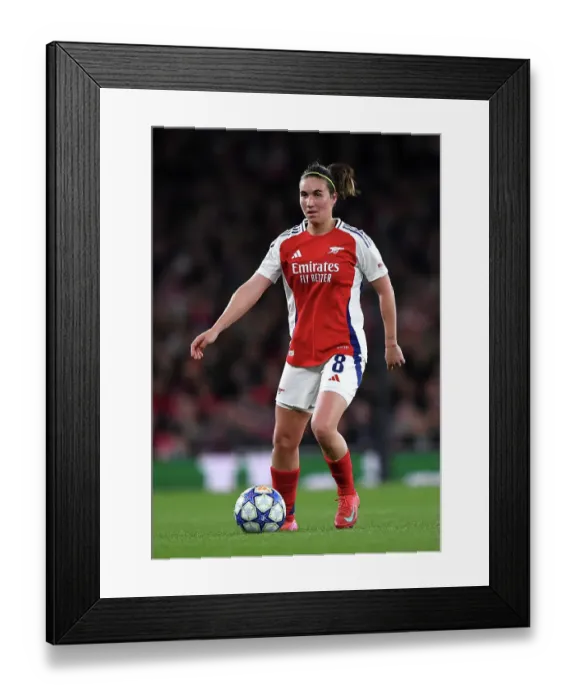 Framed Print : Arsenal FC v Real Madrid CF - UEFA Women's Champions League Quarter Finals Second Leg Arsenal FC v Real Madrid CF - UEFA Women's Champions League Quarter Finals Second Leg