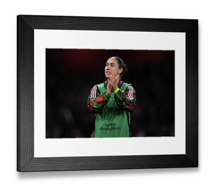 Framed Print : Arsenal FC v Real Madrid CF - UEFA Women's Champions League Quarter Finals Second Leg Arsenal FC v Real Madrid CF - UEFA Women's Champions League Quarter Finals Second Leg
