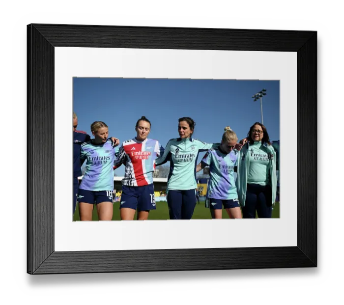 Framed Print : Crystal Palace v Arsenal FC - Barclays Women's Super League Crystal Palace v Arsenal FC - Barclays Women's Super League