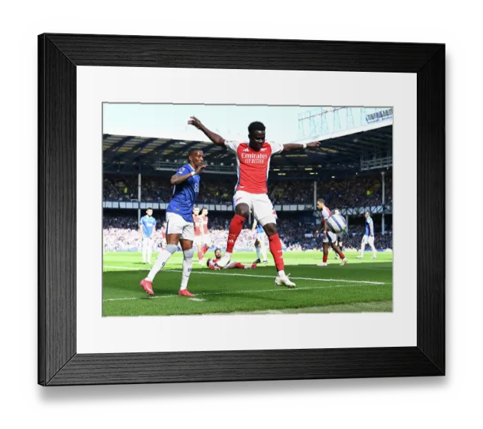 Framed Print : Everton FC v Arsenal FC - Premier League