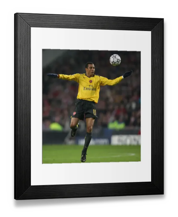 Framed Print : Gilberto's Victory: Arsenal's 1:0 Win Over PSV Eindhoven, UEFA Champions League, 2007 Framed Print : Gilberto's Victory: Arsenal's 1:0 Win Over PSV Eindhoven, UEFA Champions League, 2007