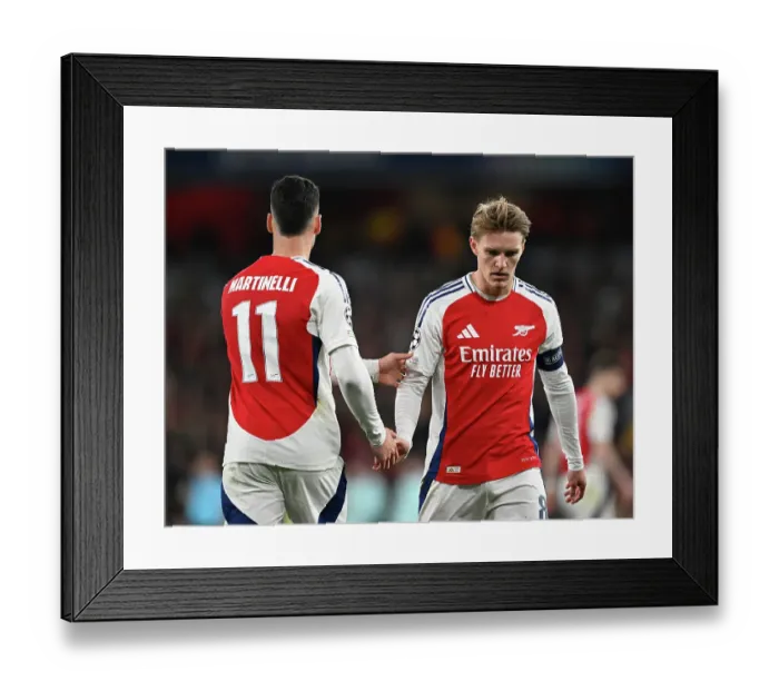 Framed Print : Arsenal FC v Real Madrid C.F. - UEFA Champions League 2024 / 25 Quarter Final First Leg Framed Print : Arsenal FC v Real Madrid C.F. - UEFA Champions League 2024 / 25 Quarter Final First Leg
