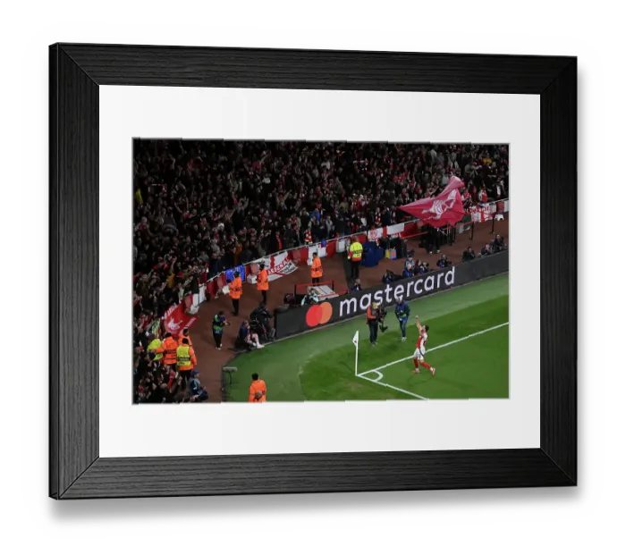 Framed Print : Arsenal FC v Real Madrid C.F. - UEFA Champions League 2024 / 25 Quarter Final First Leg Framed Print : Arsenal FC v Real Madrid C.F. - UEFA Champions League 2024 / 25 Quarter Final First Leg
