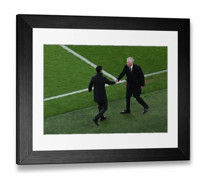Framed Print : Arsenal FC v Real Madrid C.F. - UEFA Champions League 2024 / 25 Quarter Final First Leg