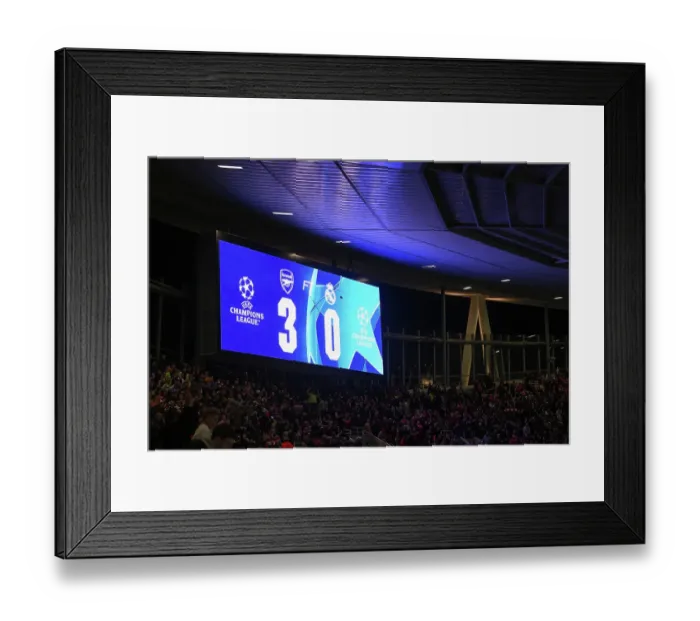 Framed Print : Arsenal FC v Real Madrid C.F. - UEFA Champions League 2024 / 25 Quarter Final First Leg Framed Print : Arsenal FC v Real Madrid C.F. - UEFA Champions League 2024 / 25 Quarter Final First Leg