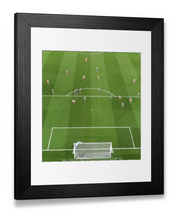 Framed Print : Arsenal FC v Real Madrid C.F. - UEFA Champions League 2024 / 25 Quarter Final First Leg