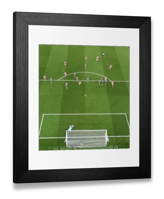 Framed Print : Arsenal FC v Real Madrid C.F. - UEFA Champions League 2024 / 25 Quarter Final First Leg