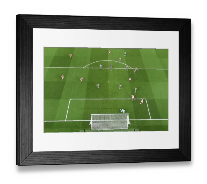 Framed Print : Arsenal FC v Real Madrid C.F. - UEFA Champions League 2024 / 25 Quarter Final First Leg
