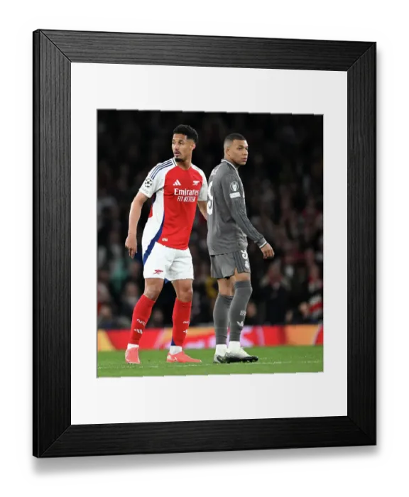 Framed Print : Arsenal FC v Real Madrid C.F. - UEFA Champions League 2024 / 25 Quarter Final First Leg Framed Print : Arsenal FC v Real Madrid C.F. - UEFA Champions League 2024 / 25 Quarter Final First Leg