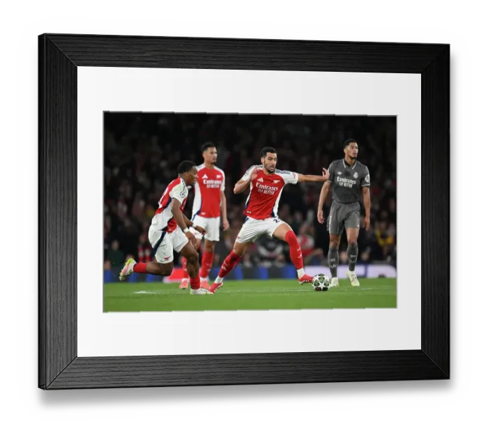 Framed Print : Arsenal FC v Real Madrid C.F. - UEFA Champions League 2024 / 25 Quarter Final First Leg Framed Print : Arsenal FC v Real Madrid C.F. - UEFA Champions League 2024 / 25 Quarter Final First Leg
