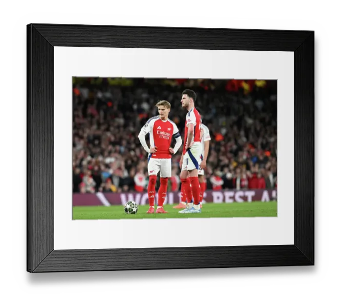 Framed Print : Arsenal FC v Real Madrid C.F. - UEFA Champions League 2024 / 25 Quarter Final First Leg Framed Print : Arsenal FC v Real Madrid C.F. - UEFA Champions League 2024 / 25 Quarter Final First Leg
