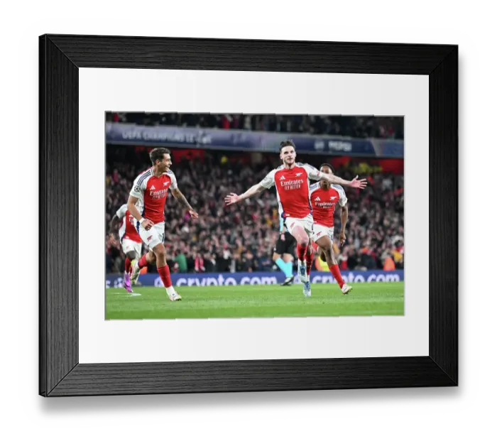 Framed Print : Arsenal FC v Real Madrid C.F. - UEFA Champions League 2024 / 25 Quarter Final First Leg Framed Print : Arsenal FC v Real Madrid C.F. - UEFA Champions League 2024 / 25 Quarter Final First Leg