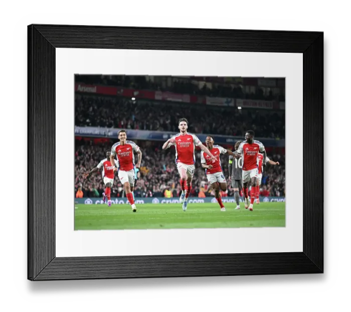 Framed Print : Arsenal FC v Real Madrid C.F. - UEFA Champions League 2024 / 25 Quarter Final First Leg Framed Print : Arsenal FC v Real Madrid C.F. - UEFA Champions League 2024 / 25 Quarter Final First Leg