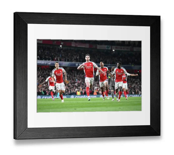 Framed Print : Arsenal FC v Real Madrid C.F. - UEFA Champions League 2024 / 25 Quarter Final First Leg Framed Print : Arsenal FC v Real Madrid C.F. - UEFA Champions League 2024 / 25 Quarter Final First Leg
