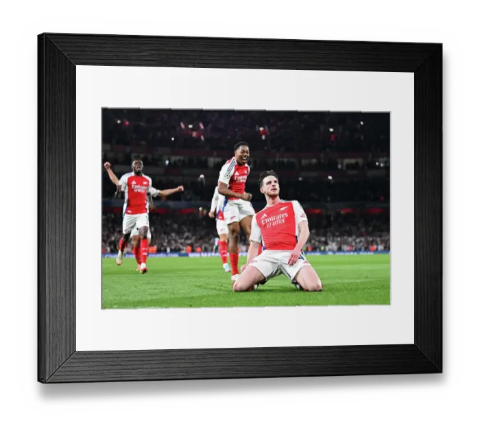 Framed Print : Arsenal FC v Real Madrid C.F. - UEFA Champions League 2024 / 25 Quarter Final First Leg Framed Print : Arsenal FC v Real Madrid C.F. - UEFA Champions League 2024 / 25 Quarter Final First Leg
