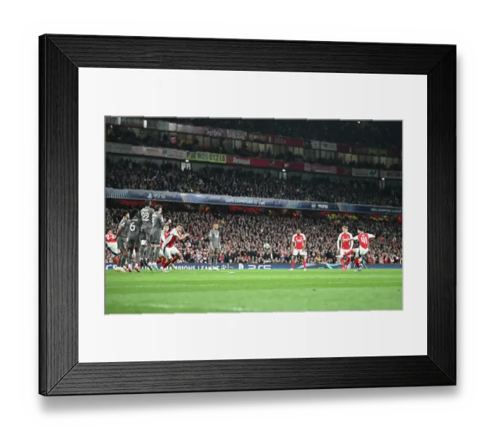 Framed Print : Arsenal FC v Real Madrid C.F. - UEFA Champions League 2024 / 25 Quarter Final First Leg Framed Print : Arsenal FC v Real Madrid C.F. - UEFA Champions League 2024 / 25 Quarter Final First Leg
