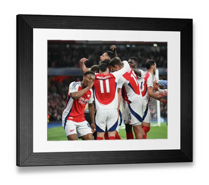 Framed Print : Arsenal FC v Real Madrid C.F. - UEFA Champions League 2024 / 25 Quarter Final First Leg Framed Print : Arsenal FC v Real Madrid C.F. - UEFA Champions League 2024 / 25 Quarter Final First Leg