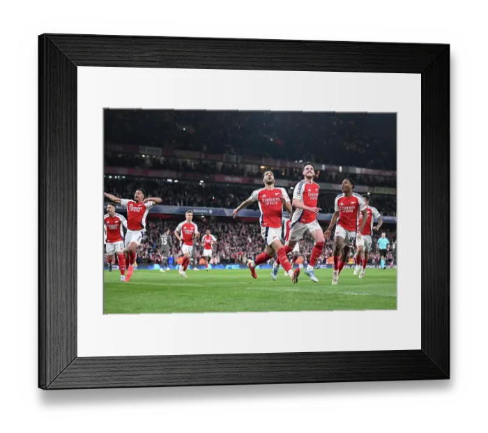 Framed Print : Arsenal FC v Real Madrid C.F. - UEFA Champions League 2024 / 25 Quarter Final First Leg Framed Print : Arsenal FC v Real Madrid C.F. - UEFA Champions League 2024 / 25 Quarter Final First Leg