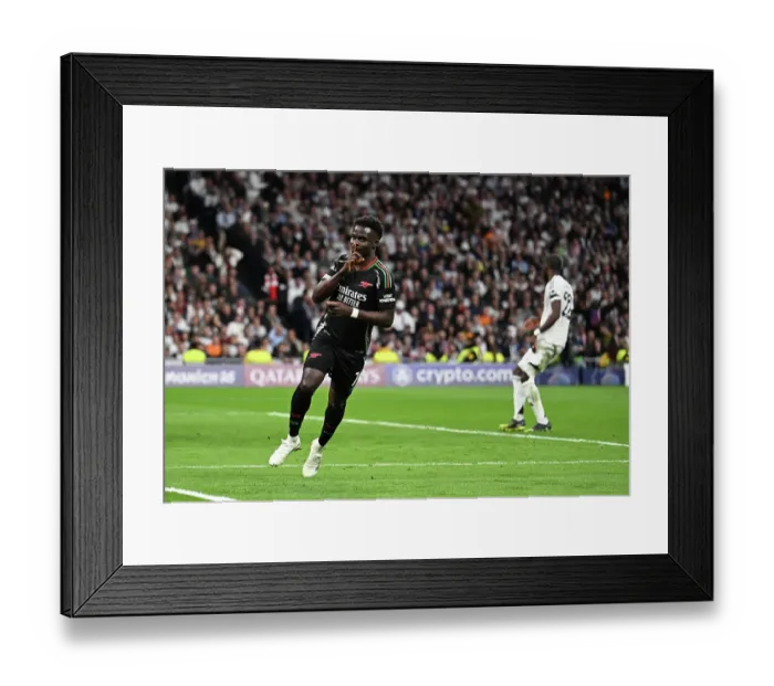 Framed Print : Real Madrid C.F. v Arsenal FC - UEFA Champions League 2024 / 25 Quarter Final Second Leg Framed Print : Real Madrid C.F. v Arsenal FC - UEFA Champions League 2024 / 25 Quarter Final Second Leg