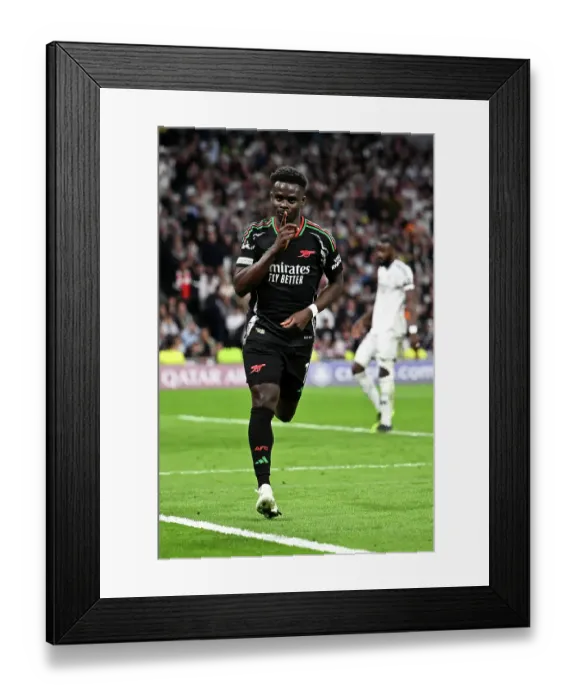 Framed Print : Real Madrid C.F. v Arsenal FC - UEFA Champions League 2024 / 25 Quarter Final Second Leg