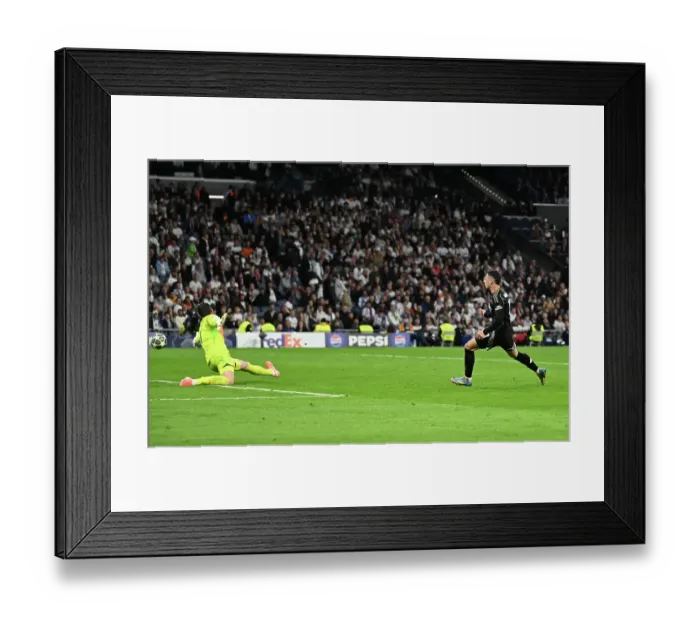 Framed Print : Real Madrid C.F. v Arsenal FC - UEFA Champions League 2024 / 25 Quarter Final Second Leg