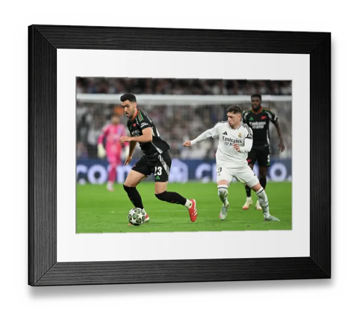 Framed Print : Real Madrid C.F. v Arsenal FC - UEFA Champions League 2024 / 25 Quarter Final Second Leg