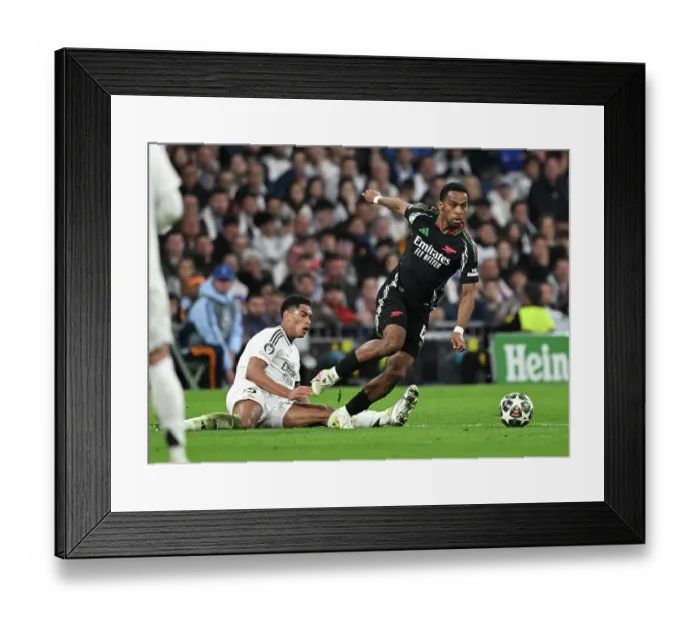 Framed Print : Real Madrid C.F. v Arsenal FC - UEFA Champions League 2024 / 25 Quarter Final Second Leg
