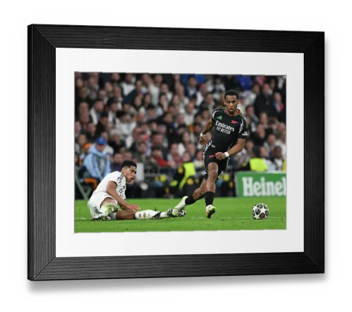 Framed Print : Real Madrid C.F. v Arsenal FC - UEFA Champions League 2024 / 25 Quarter Final Second Leg Framed Print : Real Madrid C.F. v Arsenal FC - UEFA Champions League 2024 / 25 Quarter Final Second Leg