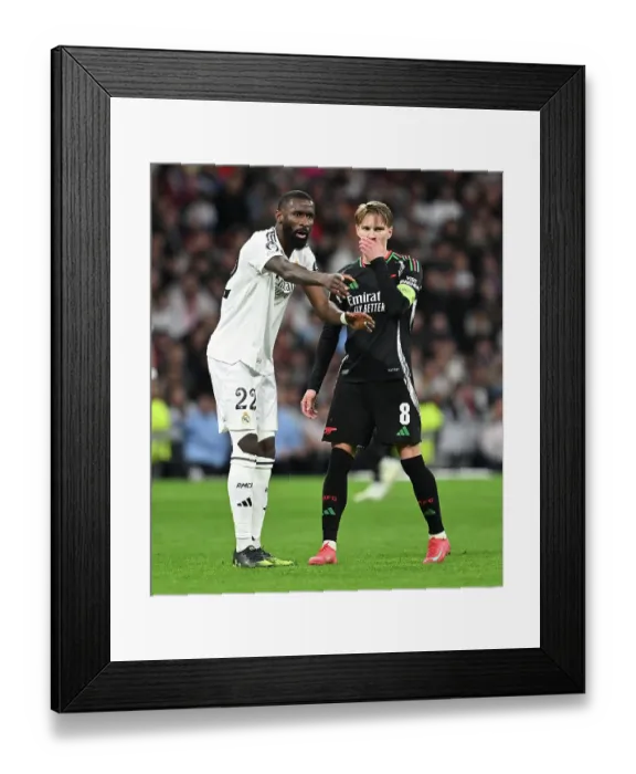 Framed Print : Real Madrid C.F. v Arsenal FC - UEFA Champions League 2024 / 25 Quarter Final Second Leg