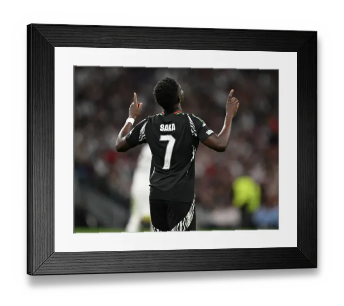 Framed Print : Real Madrid C.F. v Arsenal FC - UEFA Champions League 2024 / 25 Quarter Final Second Leg