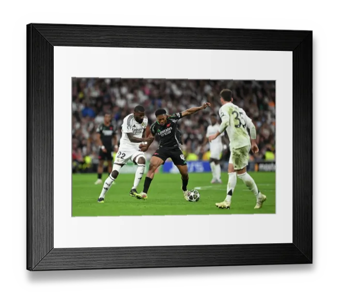 Framed Print : Real Madrid C.F. v Arsenal FC - UEFA Champions League 2024 / 25 Quarter Final Second Leg