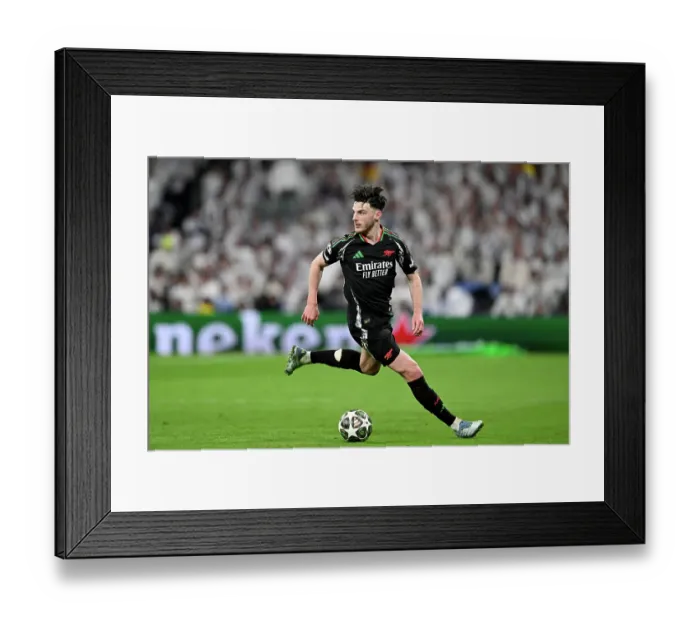 Framed Print : Real Madrid C.F. v Arsenal FC - UEFA Champions League 2024 / 25 Quarter Final Second Leg Framed Print : Real Madrid C.F. v Arsenal FC - UEFA Champions League 2024 / 25 Quarter Final Second Leg