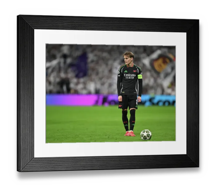 Framed Print : Real Madrid C.F. v Arsenal FC - UEFA Champions League 2024 / 25 Quarter Final Second Leg Framed Print : Real Madrid C.F. v Arsenal FC - UEFA Champions League 2024 / 25 Quarter Final Second Leg
