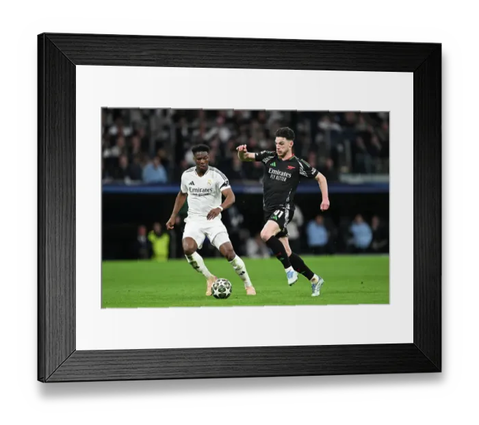 Framed Print : Real Madrid C.F. v Arsenal FC - UEFA Champions League 2024 / 25 Quarter Final Second Leg Framed Print : Real Madrid C.F. v Arsenal FC - UEFA Champions League 2024 / 25 Quarter Final Second Leg