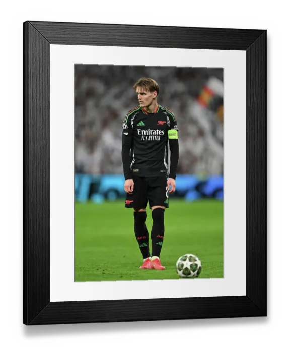 Framed Print : Real Madrid C.F. v Arsenal FC - UEFA Champions League 2024 / 25 Quarter Final Second Leg