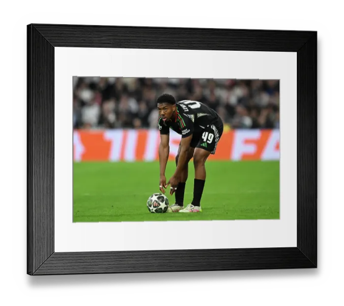 Framed Print : Real Madrid C.F. v Arsenal FC - UEFA Champions League 2024 / 25 Quarter Final Second Leg