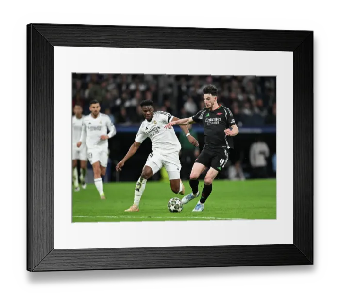 Framed Print : Real Madrid C.F. v Arsenal FC - UEFA Champions League 2024 / 25 Quarter Final Second Leg