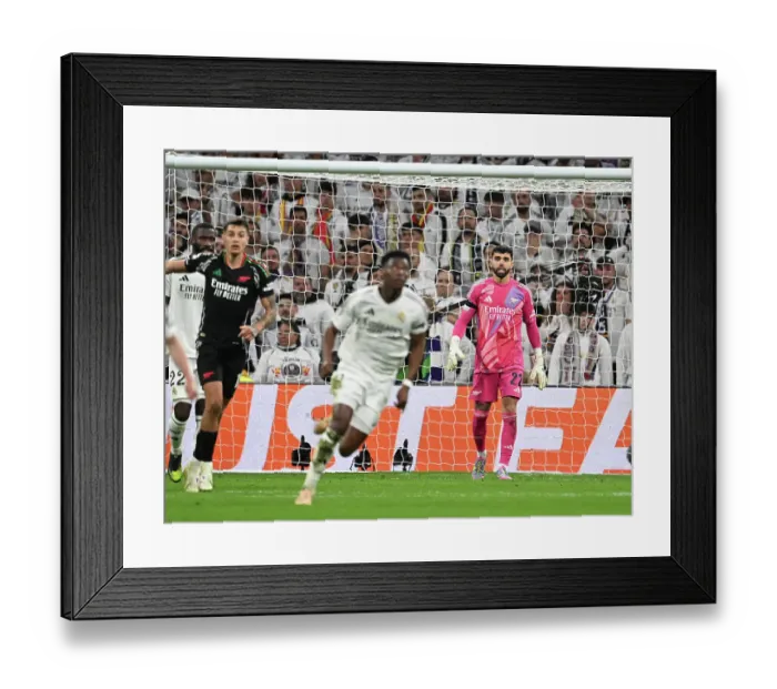 Framed Print : Real Madrid C.F. v Arsenal FC - UEFA Champions League 2024 / 25 Quarter Final Second Leg