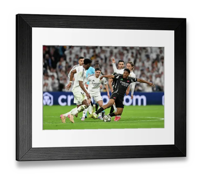 Framed Print : Real Madrid C.F. v Arsenal FC - UEFA Champions League 2024 / 25 Quarter Final Second Leg Framed Print : Real Madrid C.F. v Arsenal FC - UEFA Champions League 2024 / 25 Quarter Final Second Leg