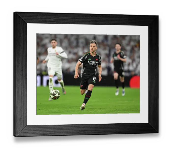 Framed Print : Real Madrid C.F. v Arsenal FC - UEFA Champions League 2024 / 25 Quarter Final Second Leg