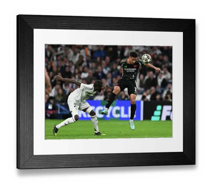 Framed Print : Real Madrid C.F. v Arsenal FC - UEFA Champions League 2024 / 25 Quarter Final Second Leg Framed Print : Real Madrid C.F. v Arsenal FC - UEFA Champions League 2024 / 25 Quarter Final Second Leg