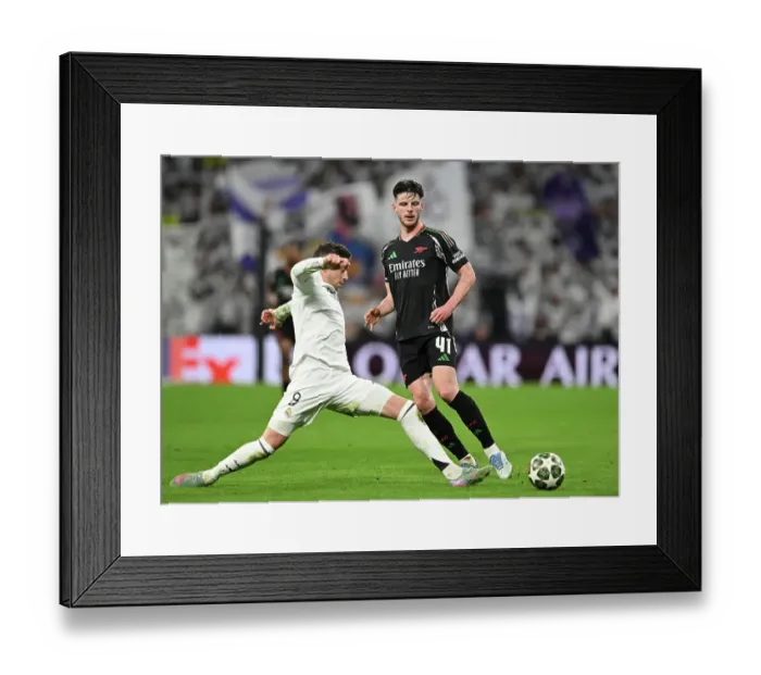 Framed Print : Real Madrid C.F. v Arsenal FC - UEFA Champions League 2024 / 25 Quarter Final Second Leg Framed Print : Real Madrid C.F. v Arsenal FC - UEFA Champions League 2024 / 25 Quarter Final Second Leg
